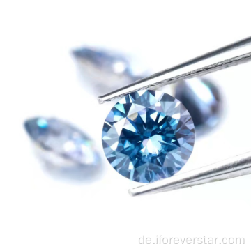 Moissanitsteine ​​lose blaue Farbe Moissanit Diamant